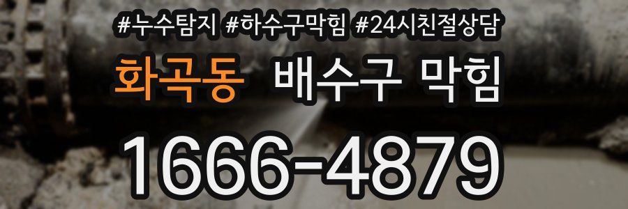 화곡동 배수구 막힘