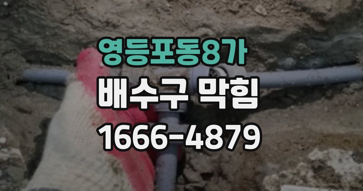 영등포동8가 배수구 막힘