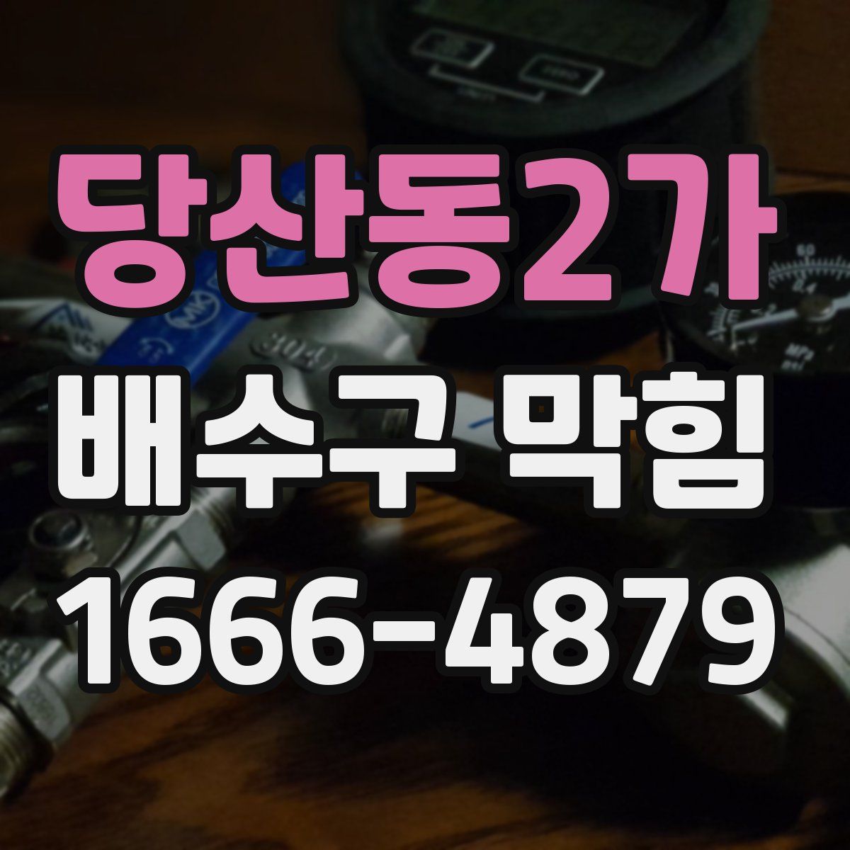 당산동2가 배수구 막힘