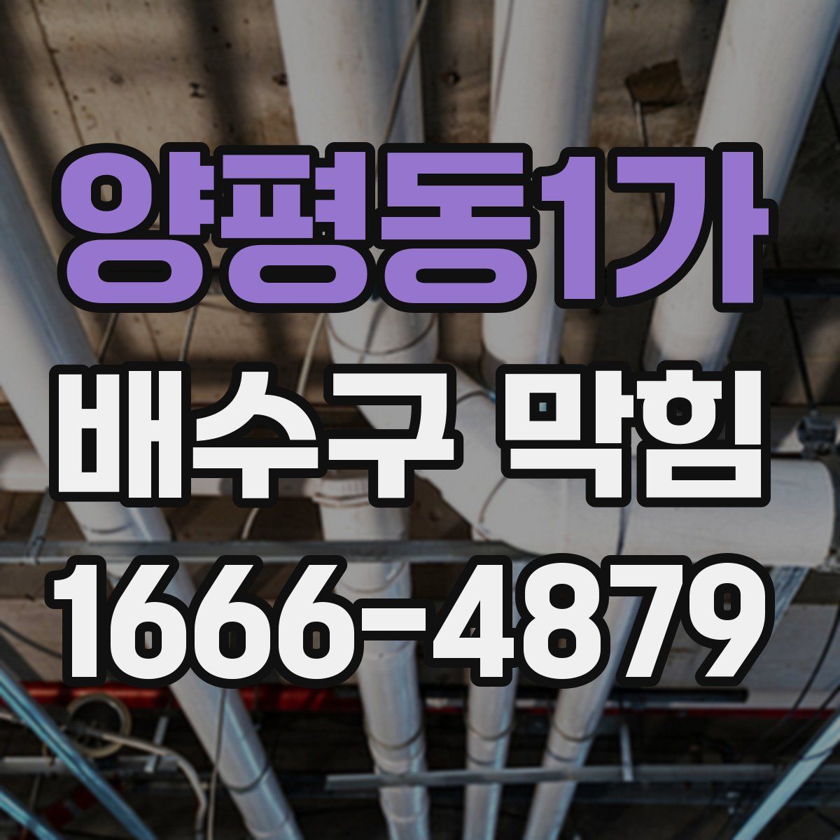 양평동1가 배수구 막힘