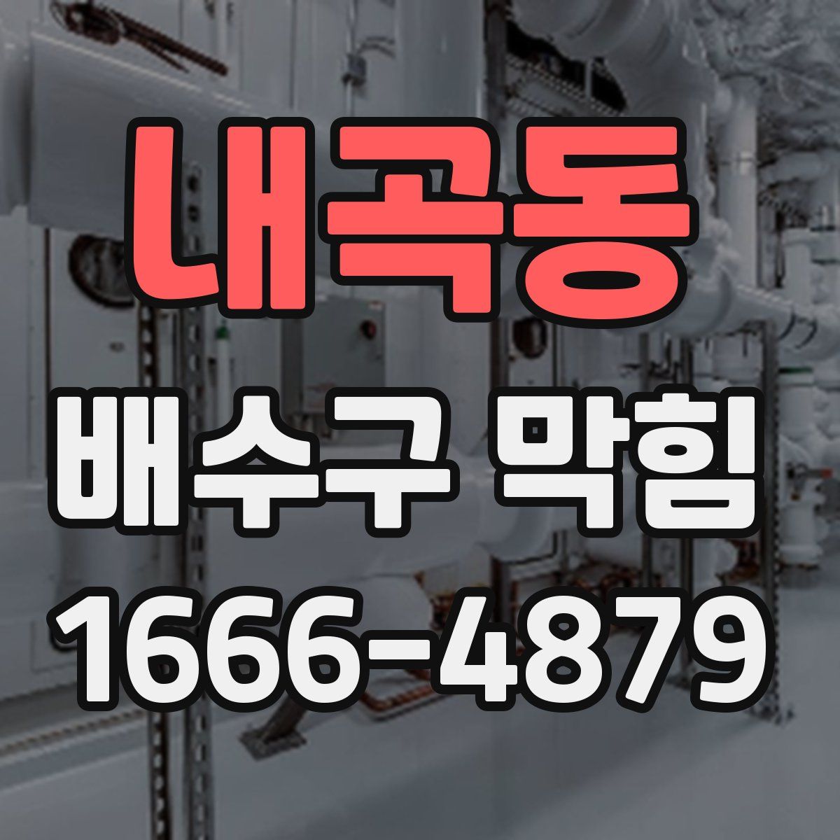 내곡동 배수구 막힘