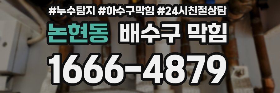 논현동 배수구 막힘