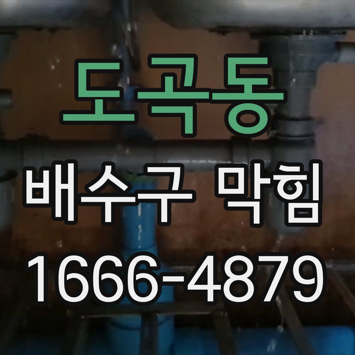 도곡동 배수구 막힘