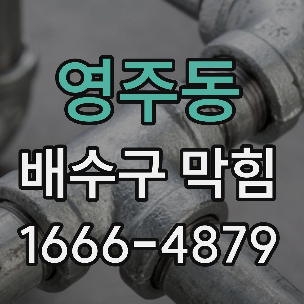 영주동 배수구 막힘