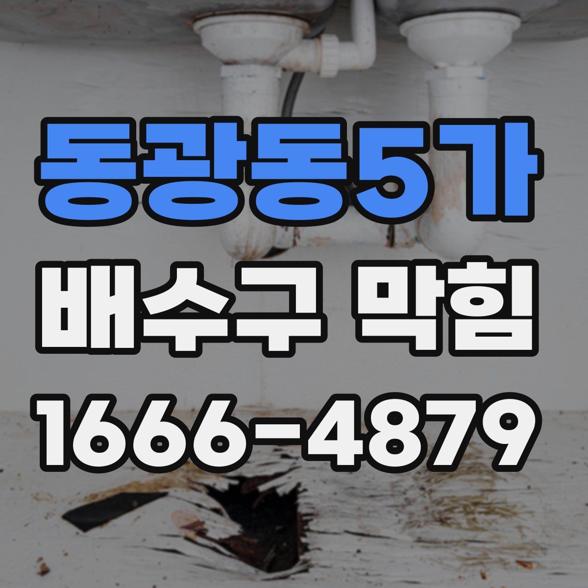 동광동5가 배수구 막힘