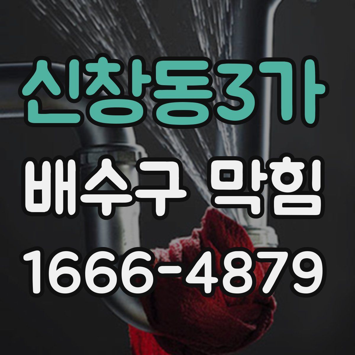 신창동3가 배수구 막힘
