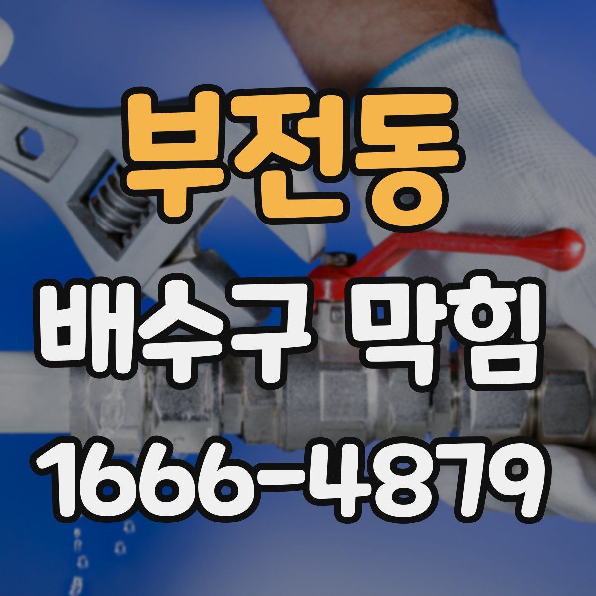 부전동 배수구 막힘