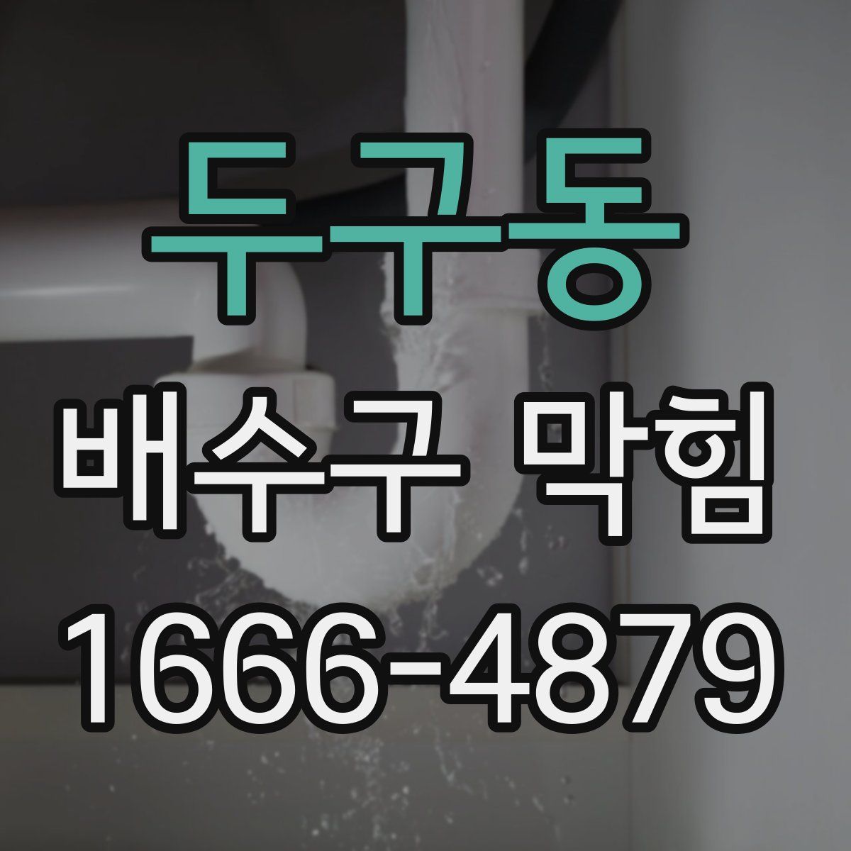 두구동 배수구 막힘