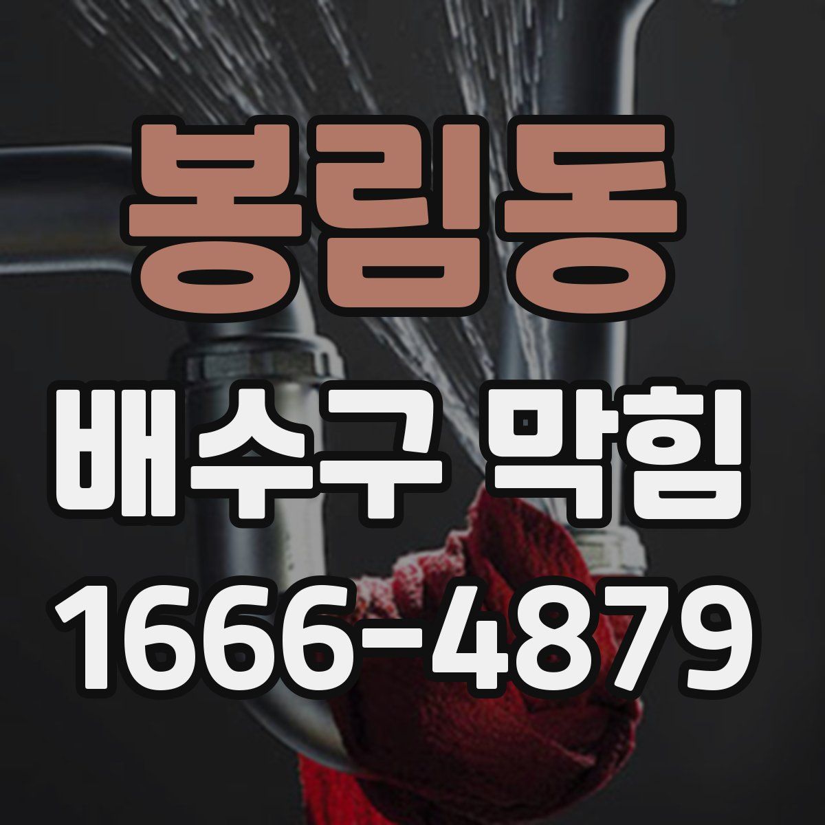 봉림동 배수구 막힘