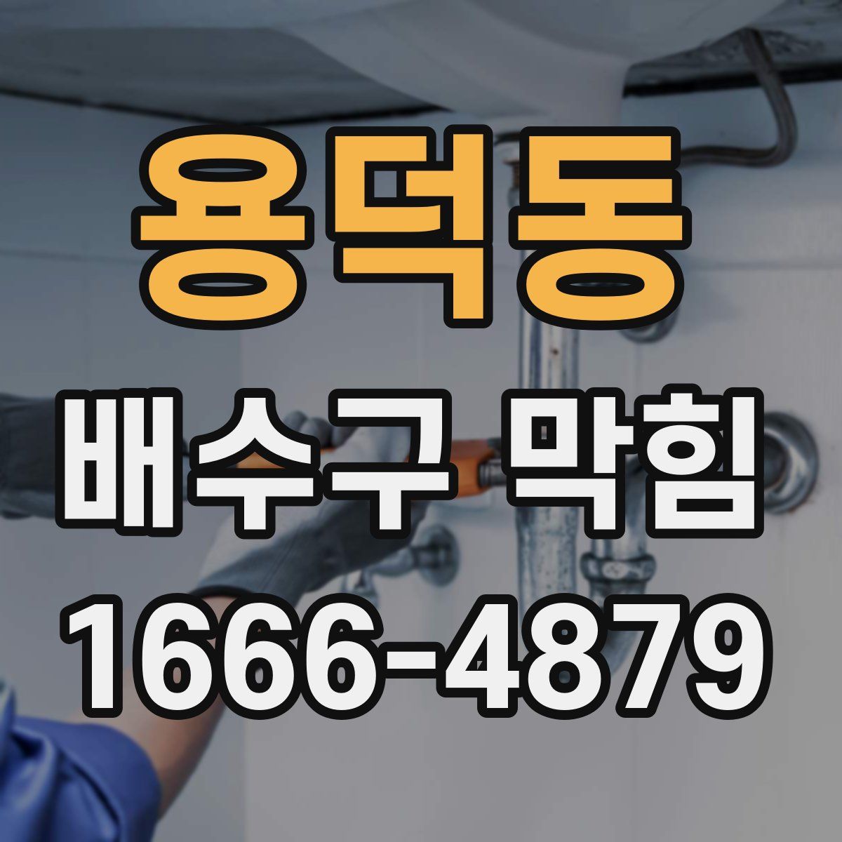 용덕동 배수구 막힘