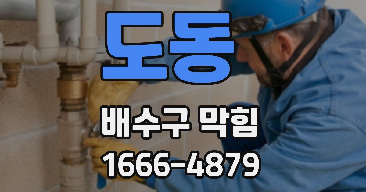 도동 배수구 막힘