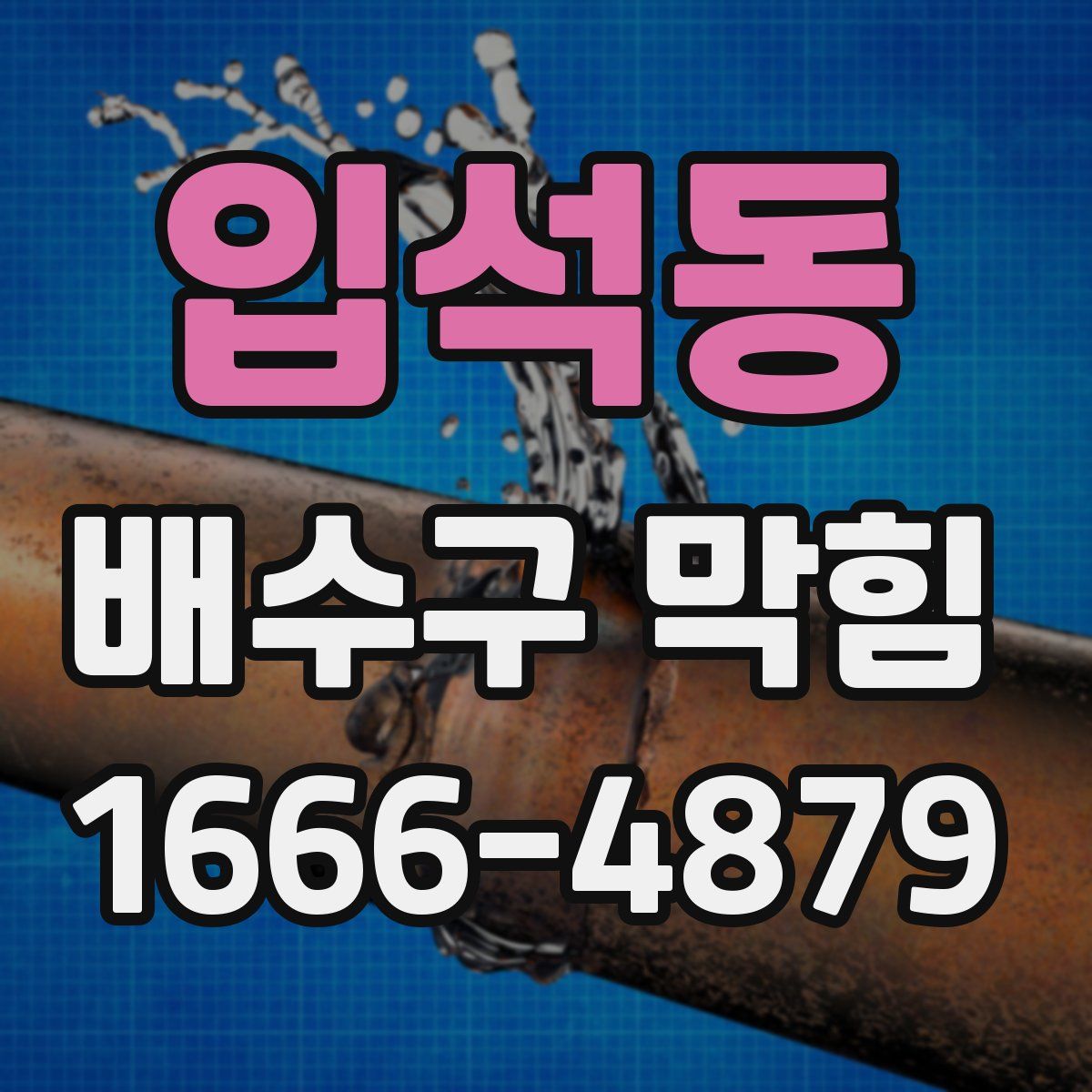 입석동 배수구 막힘