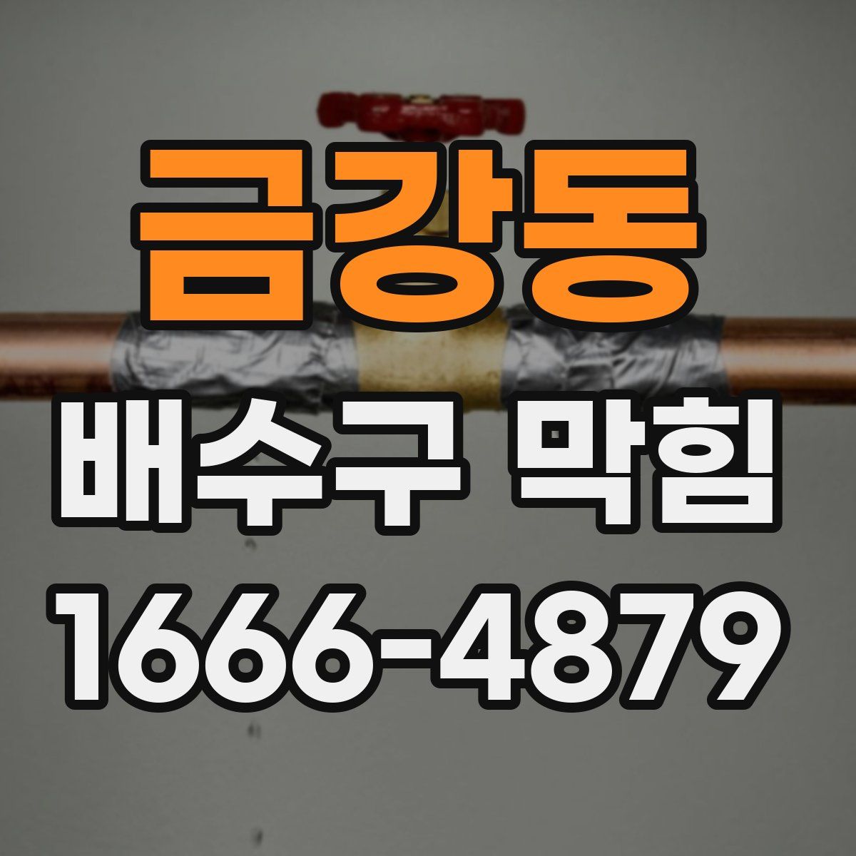 금강동 배수구 막힘