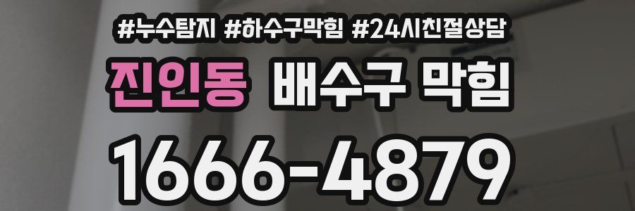 진인동 배수구 막힘