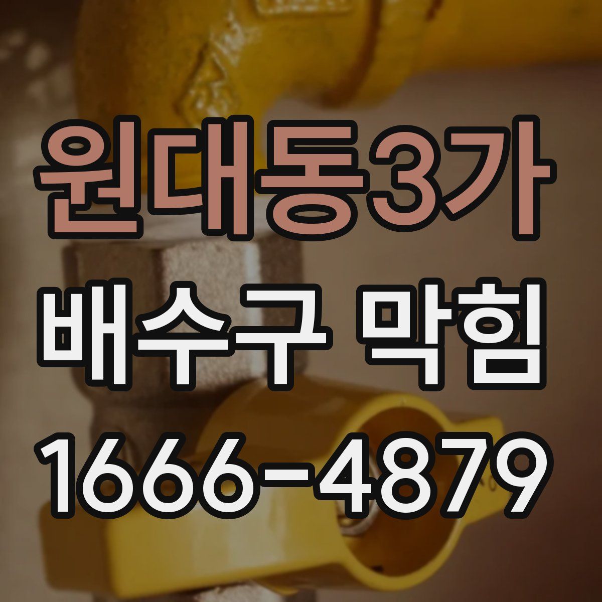 원대동3가 배수구 막힘