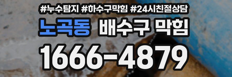 노곡동 배수구 막힘