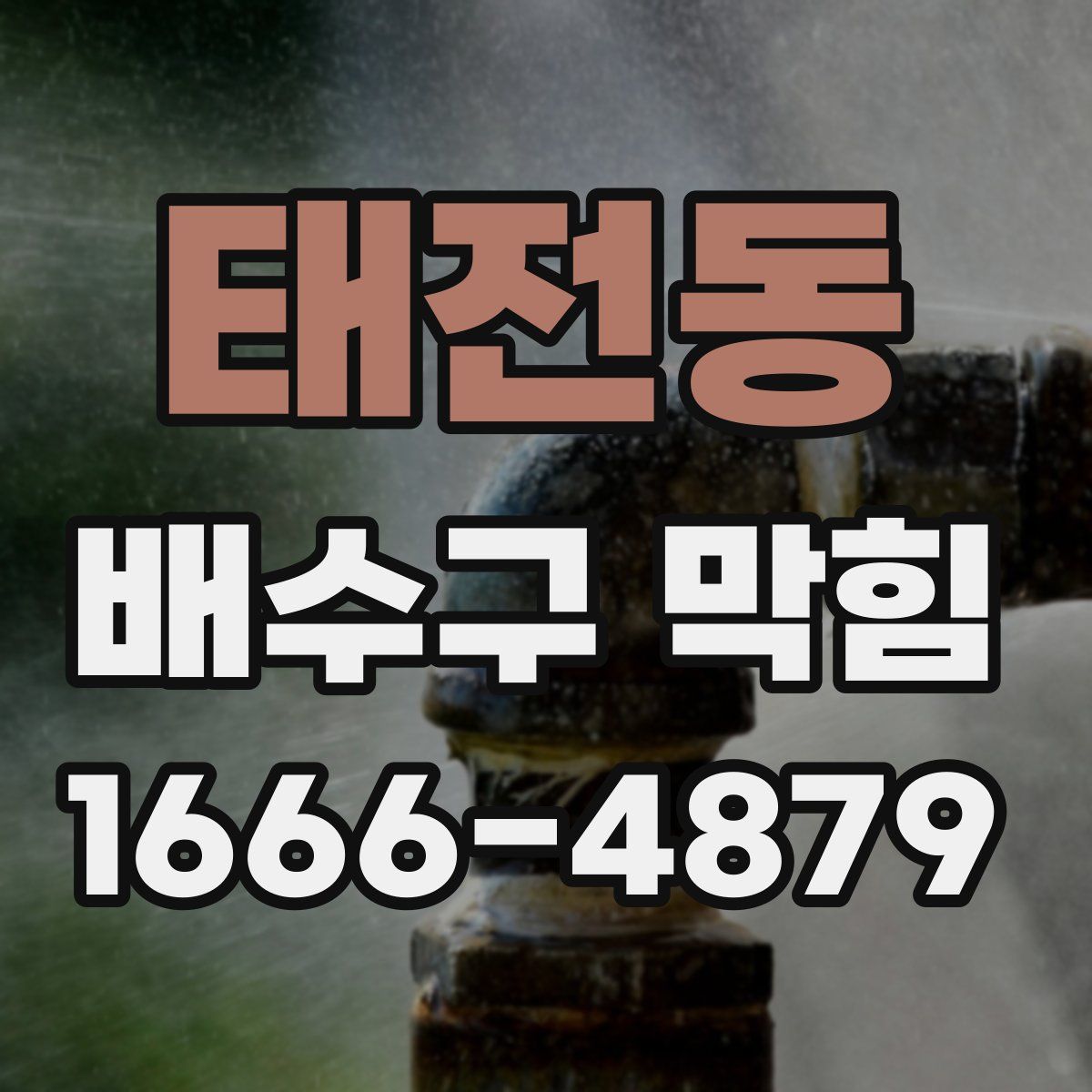 태전동 배수구 막힘