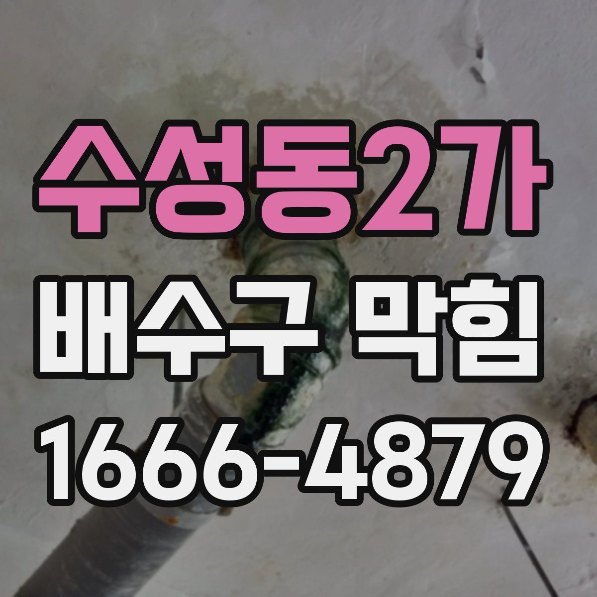 수성동2가 배수구 막힘