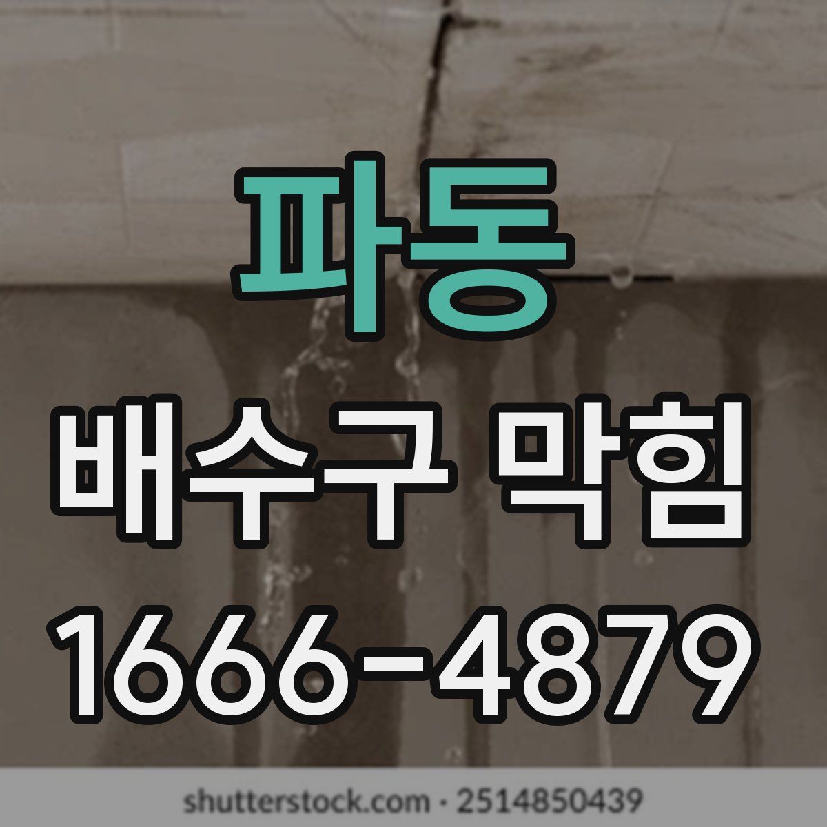 파동 배수구 막힘