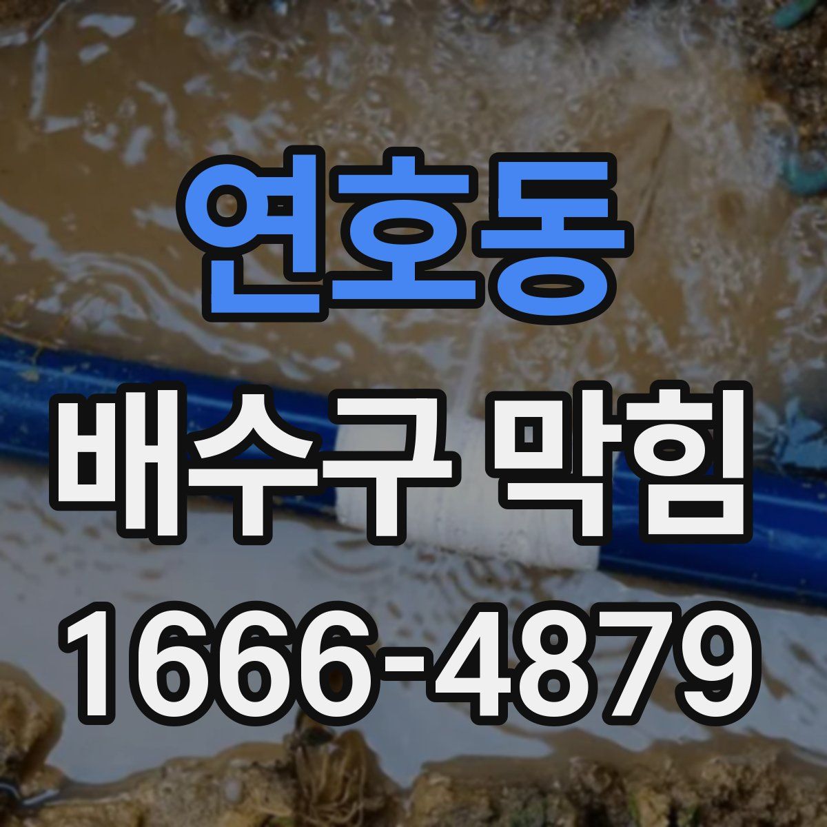 연호동 배수구 막힘