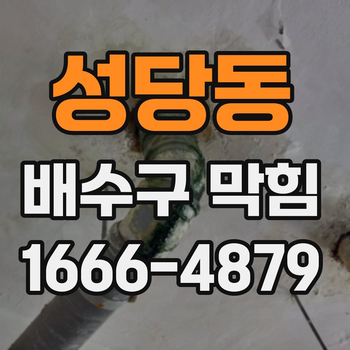성당동 배수구 막힘