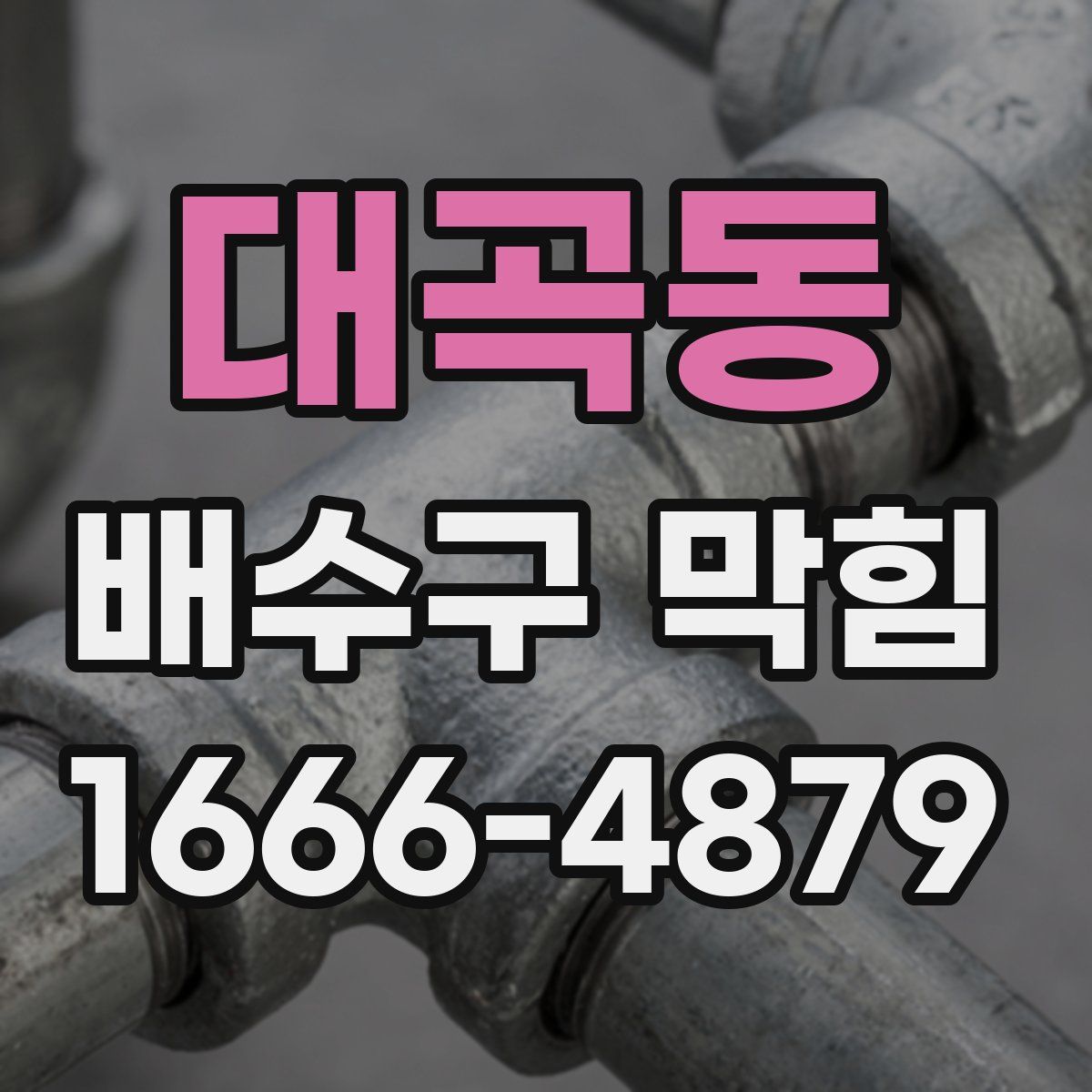 대곡동 배수구 막힘