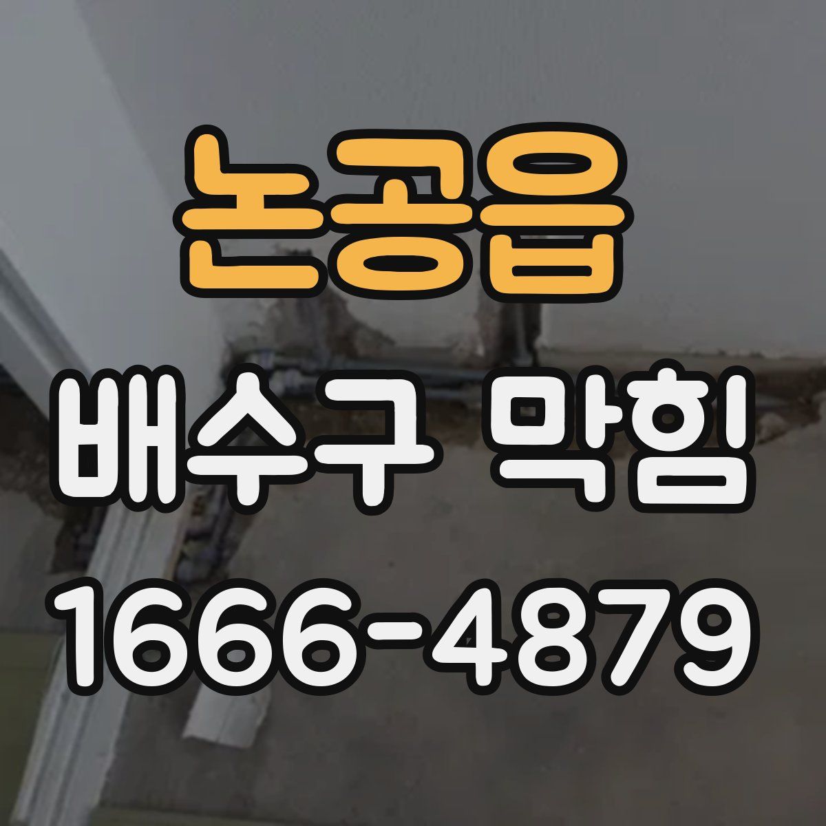 논공읍 배수구 막힘
