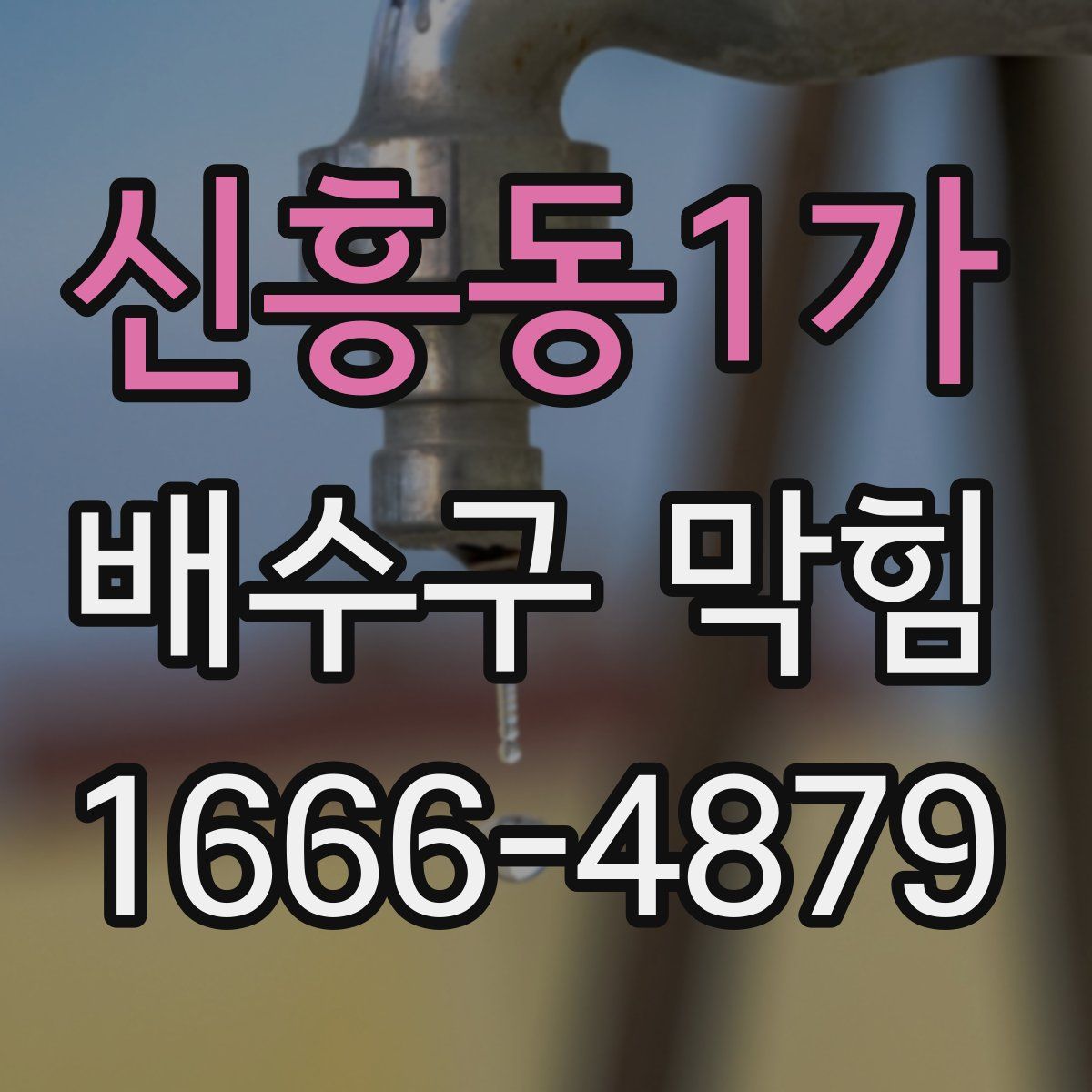 신흥동1가 배수구 막힘