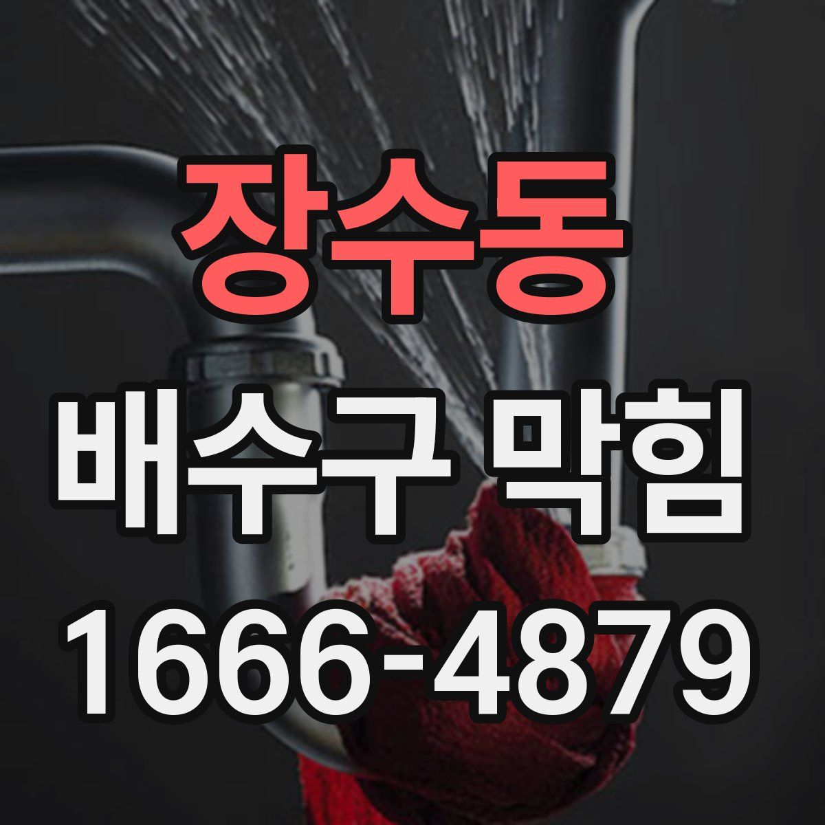장수동 배수구 막힘