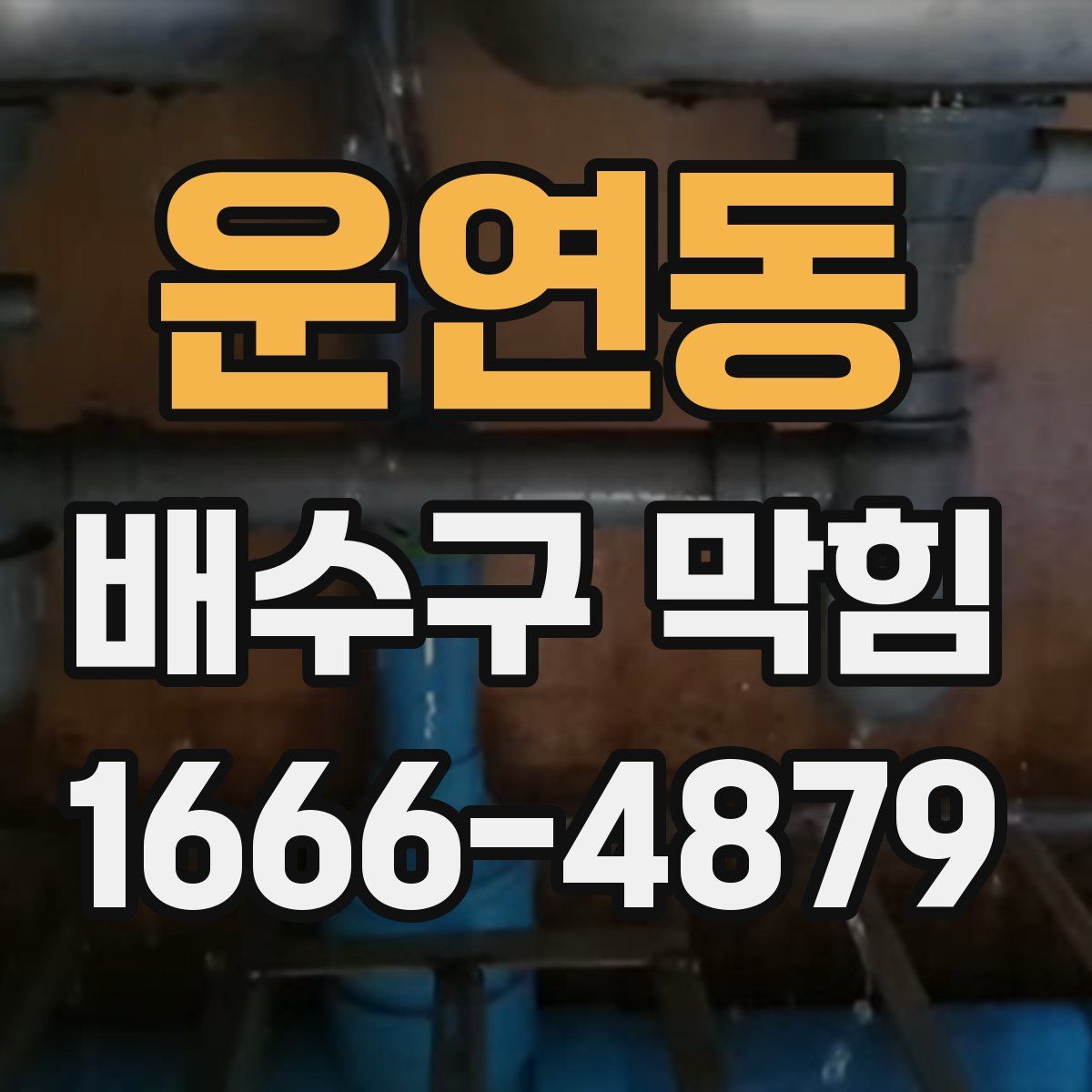 운연동 배수구 막힘