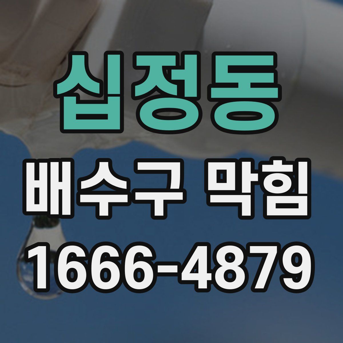 십정동 배수구 막힘