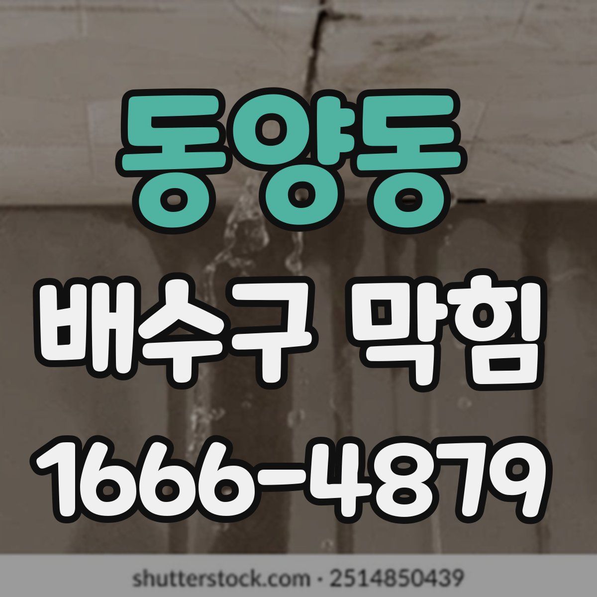 동양동 배수구 막힘