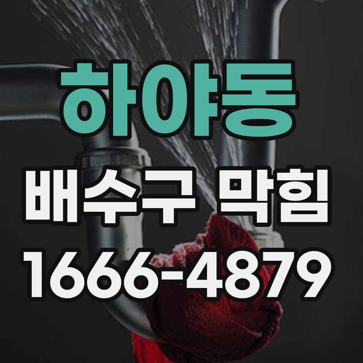 하야동 배수구 막힘