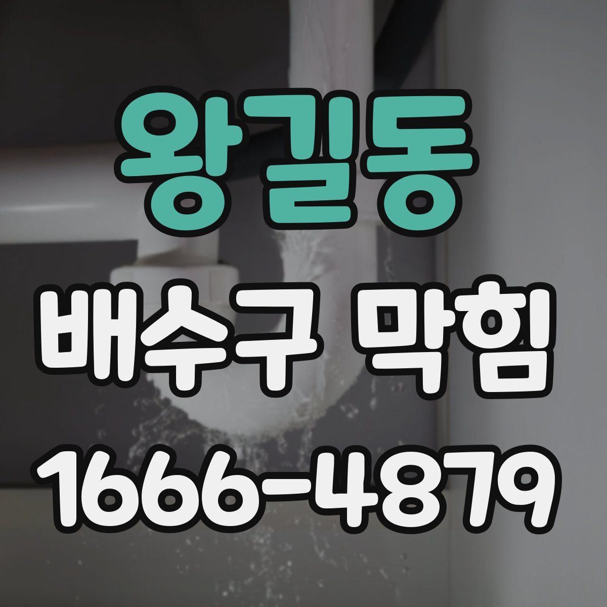 왕길동 배수구 막힘
