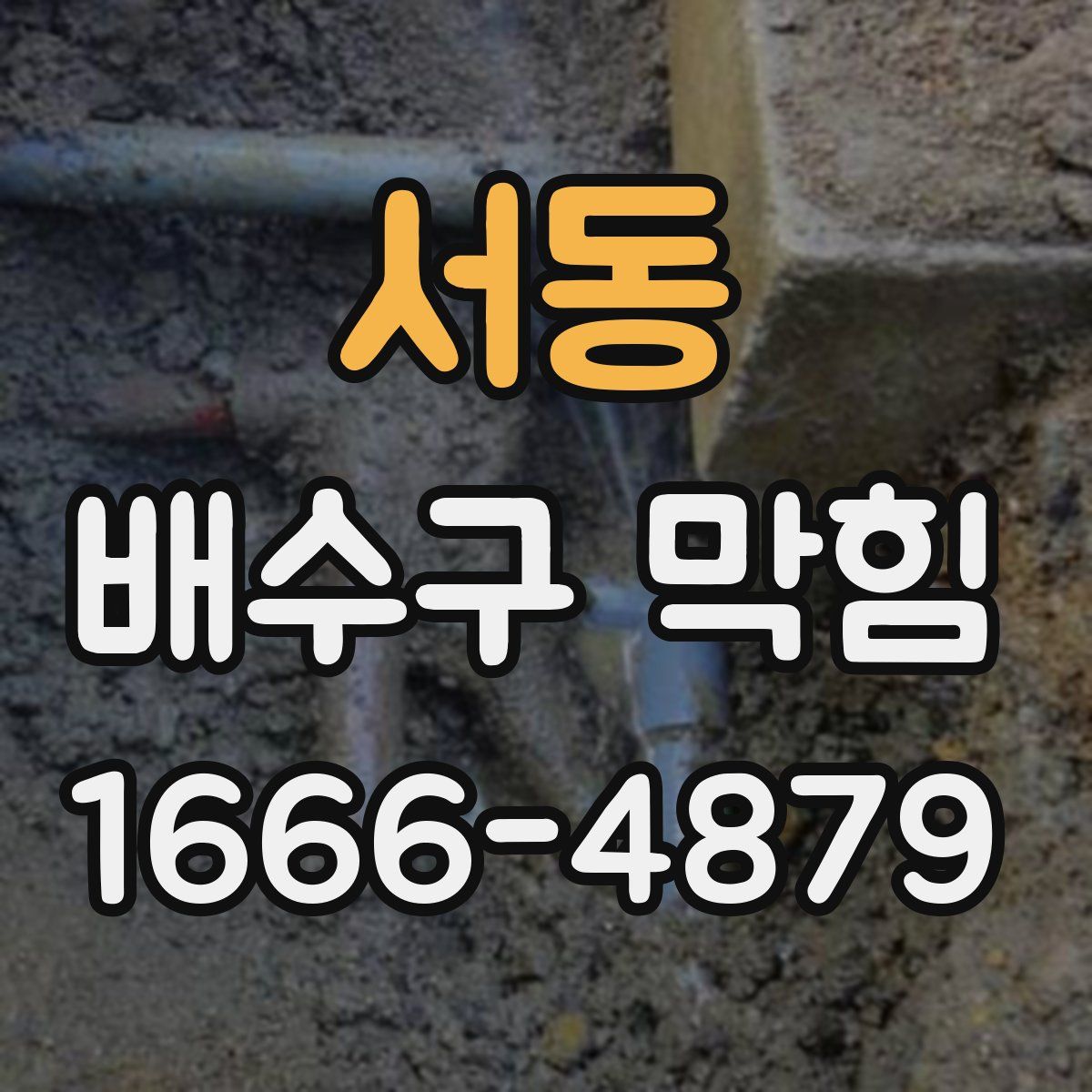 서동 배수구 막힘