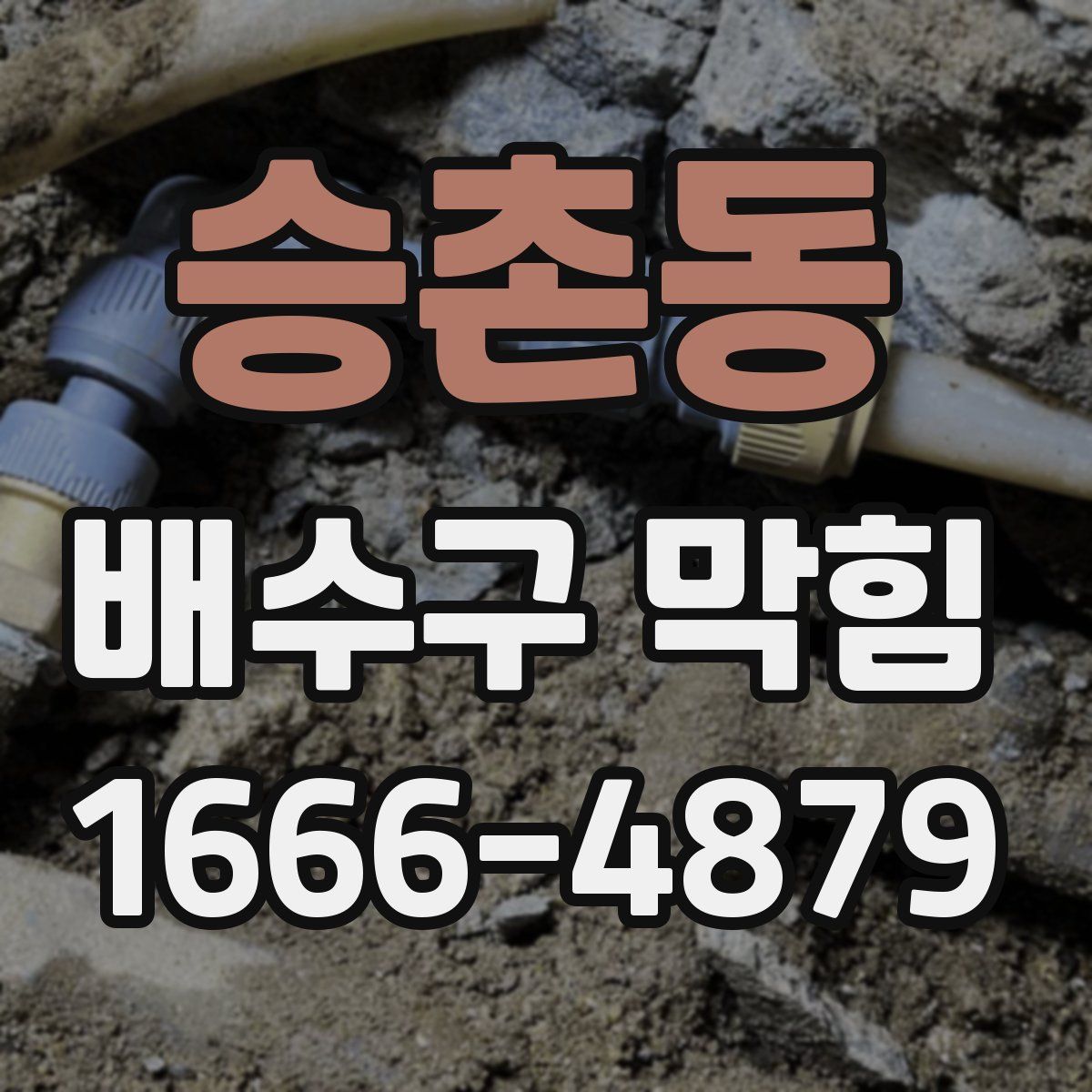 승촌동 배수구 막힘