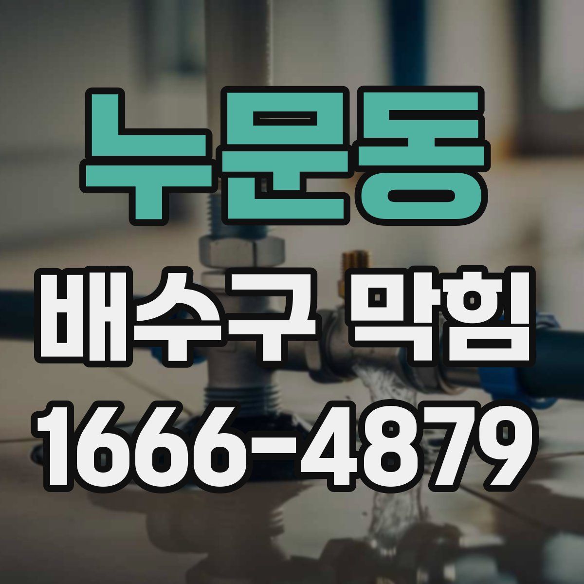 누문동 배수구 막힘