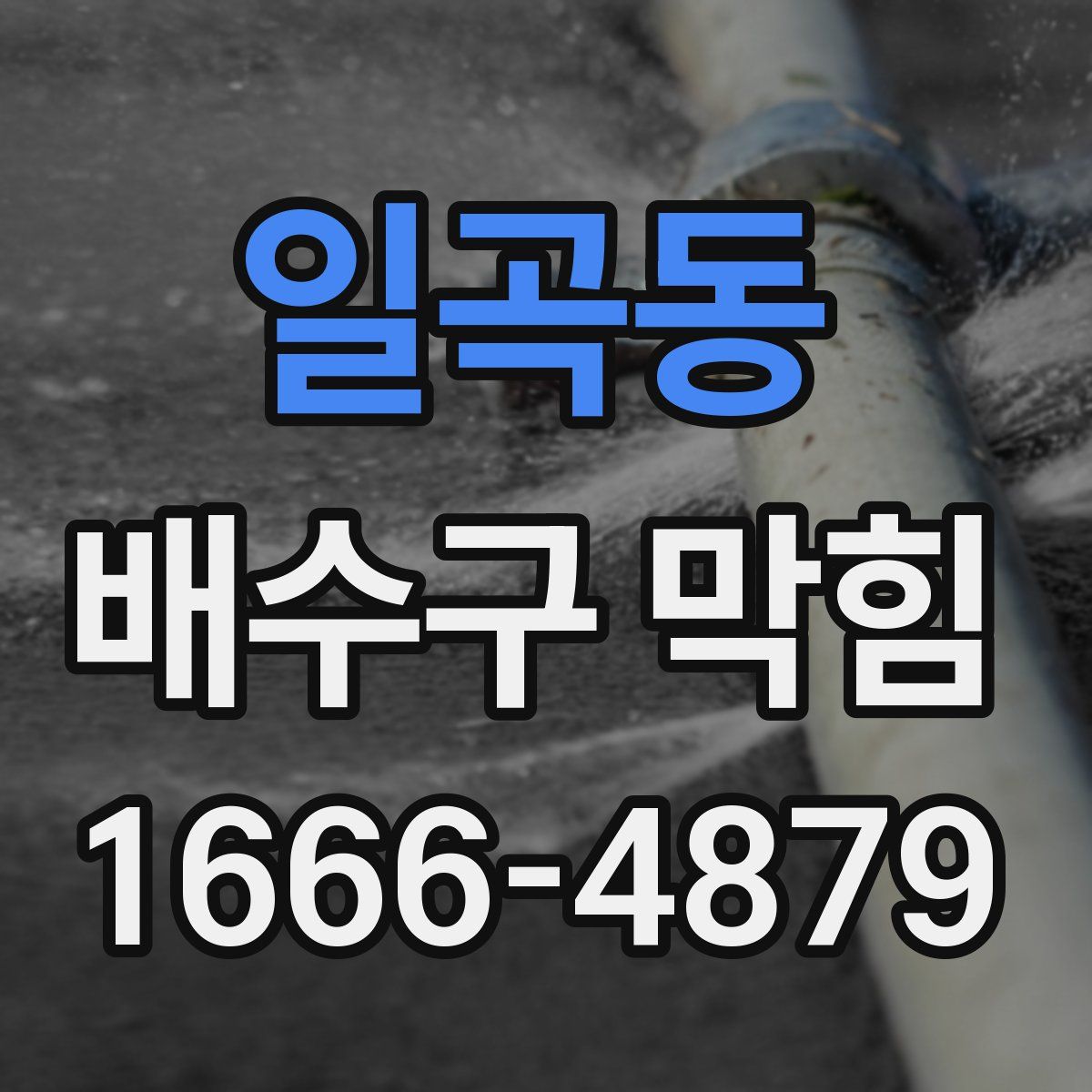 일곡동 배수구 막힘