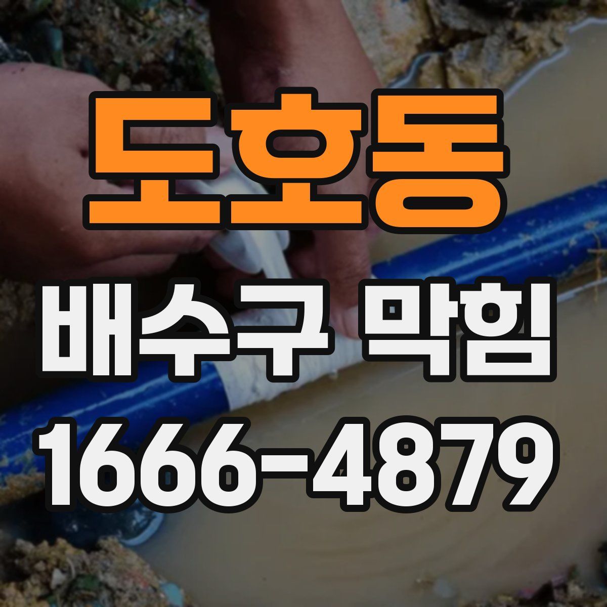 도호동 배수구 막힘
