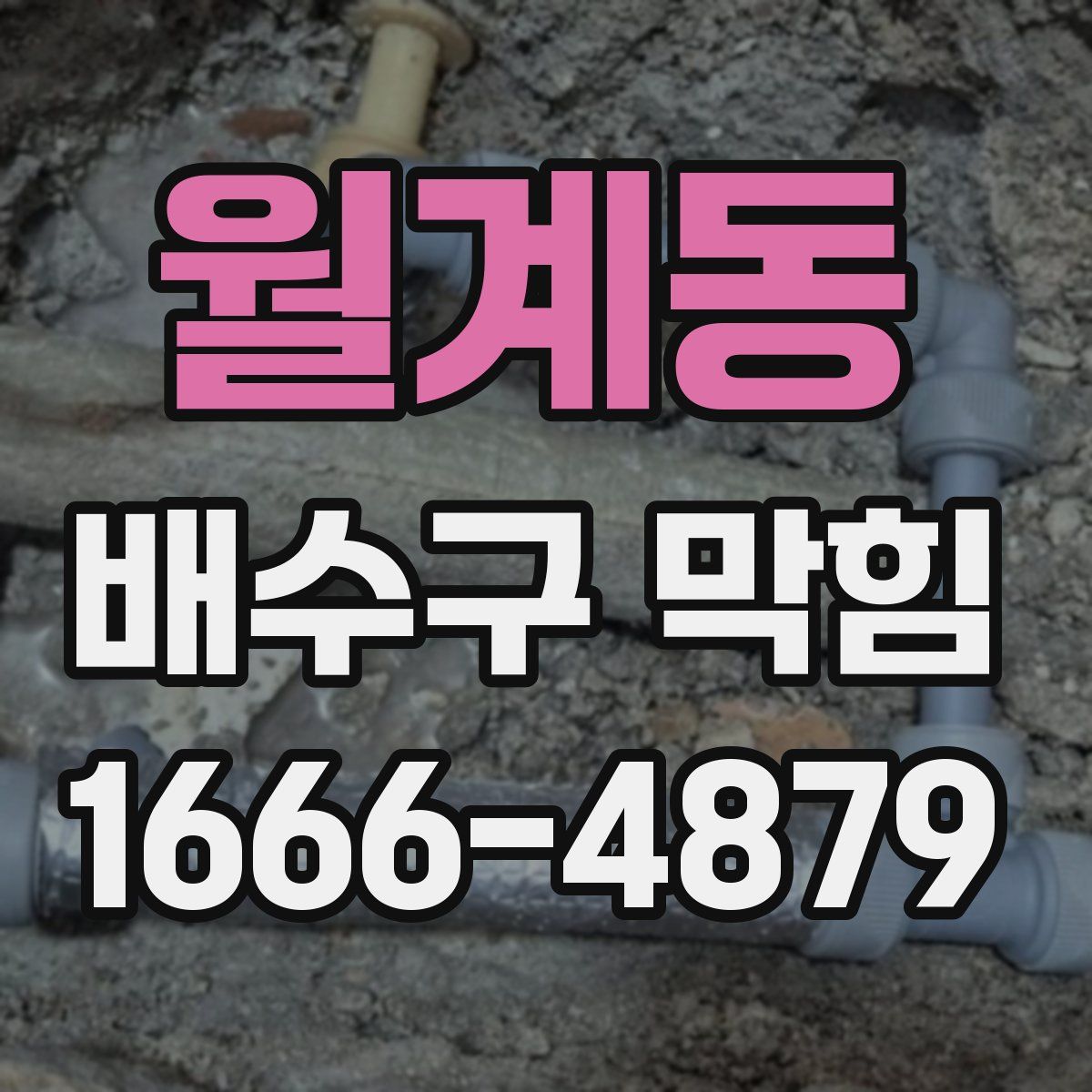 월계동 배수구 막힘