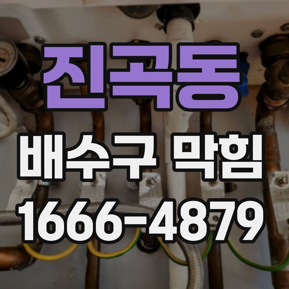 진곡동 배수구 막힘