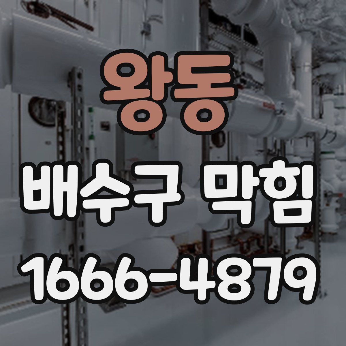 왕동 배수구 막힘