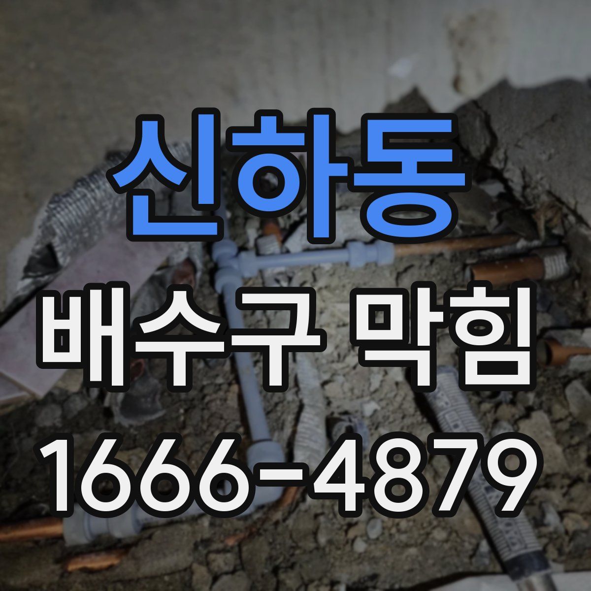 신하동 배수구 막힘