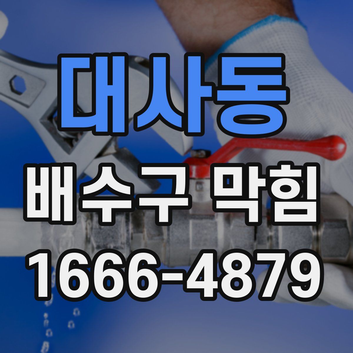 대사동 배수구 막힘