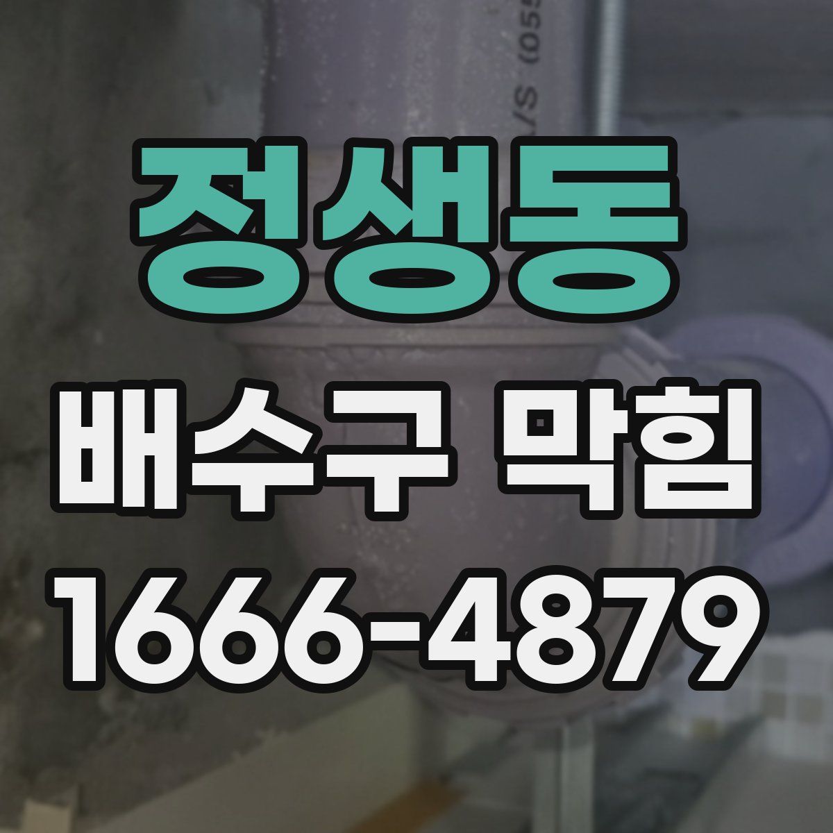 정생동 배수구 막힘