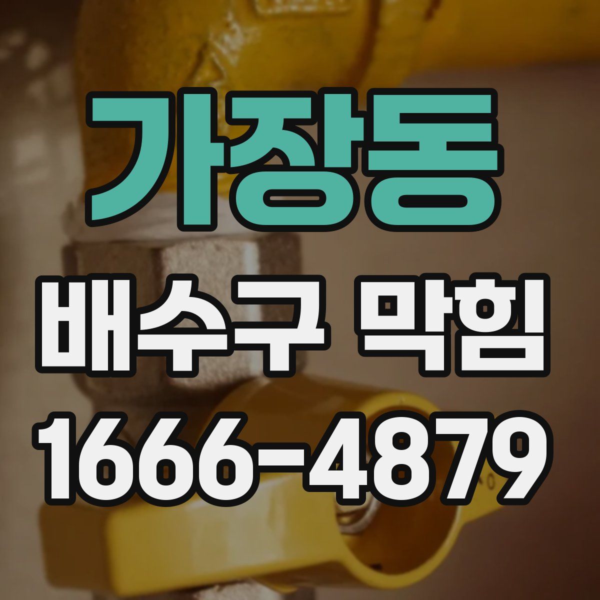가장동 배수구 막힘