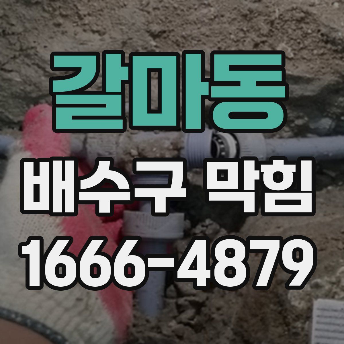 갈마동 배수구 막힘