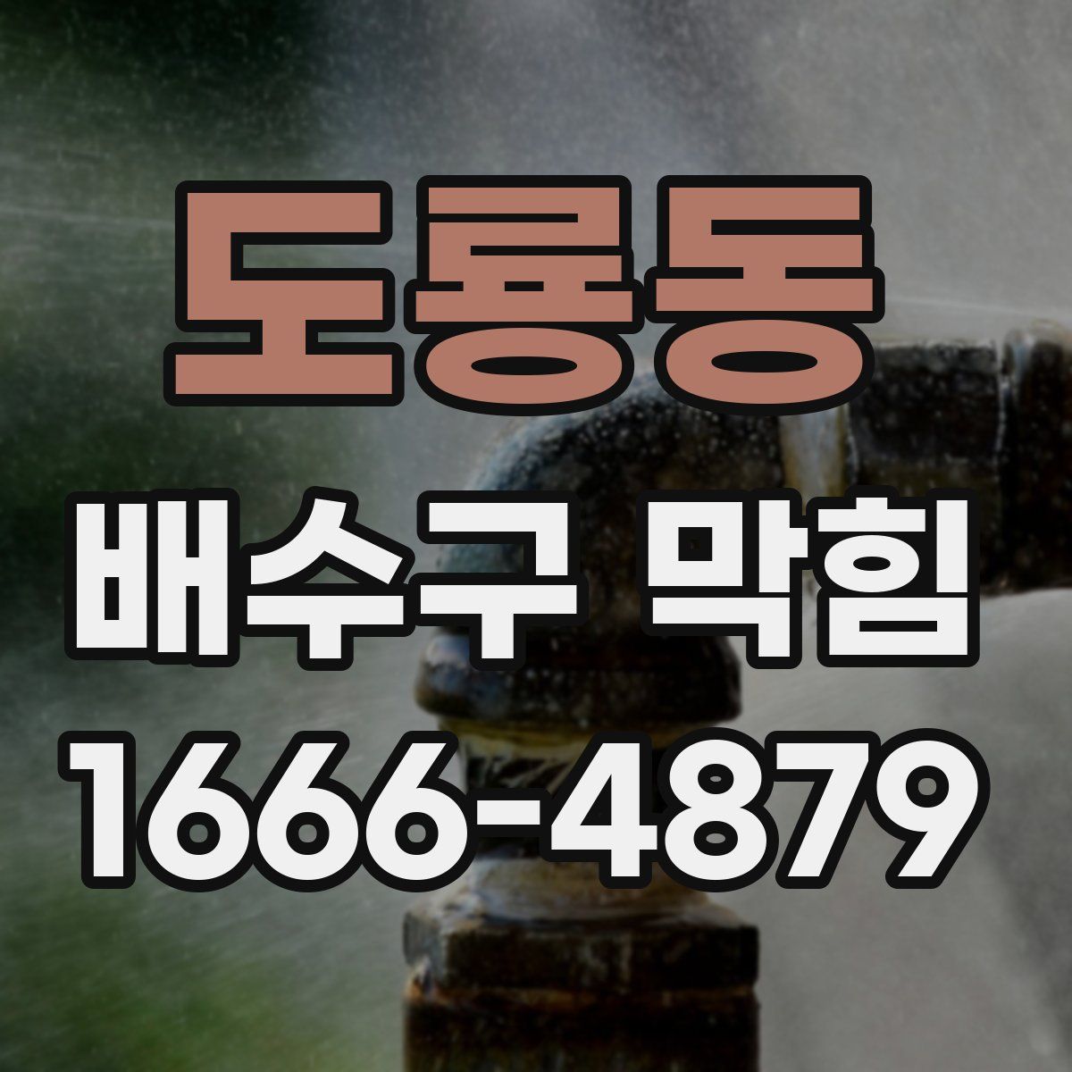 도룡동 배수구 막힘