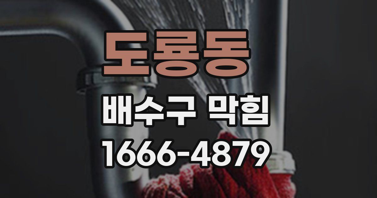 도룡동 배수구 막힘