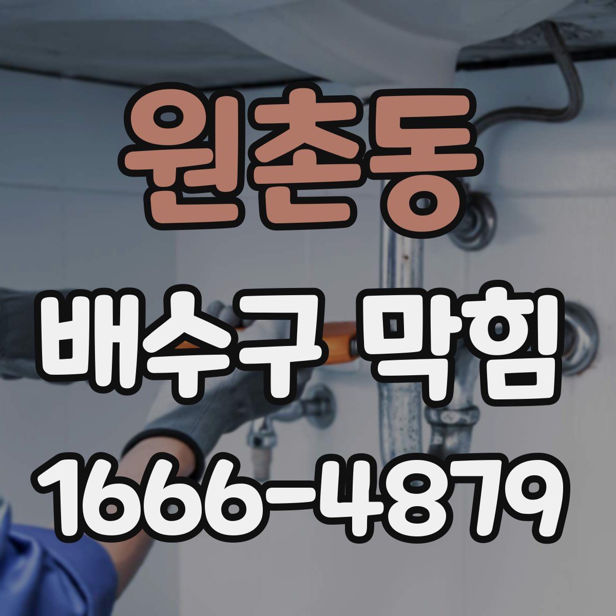 원촌동 배수구 막힘